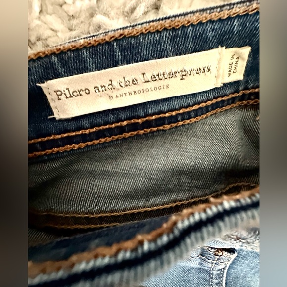 ‼️RARE‼️🎸Pilcro+The Letterpress🎸🔥NWT🔥Utility High-Rise Cropped Bootcut Pants—26 - Picture 15 of 16